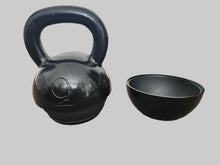 Load image into Gallery viewer, Omnibell Adjustable Steel Hard Style Kettlebell – 12-32kg E-coated in Gloss Black
