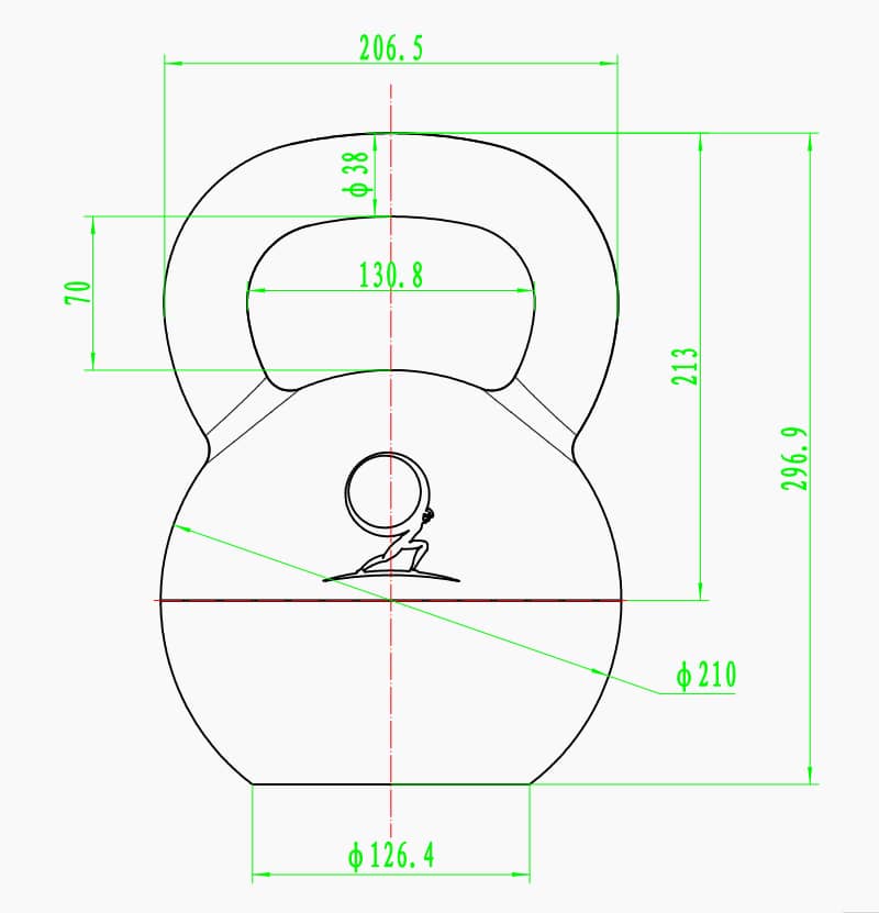 Adjustable Hard Style Kettebell